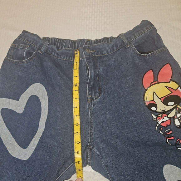 Power Puff Girls Romwe Cartoon Network Graphic Jeans size 18 - Picture 11 of 12